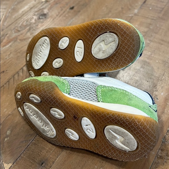 Naturino green suede leather hook and loop sneakers trainers US 5-5.5 toddler - Picture 9 of 9